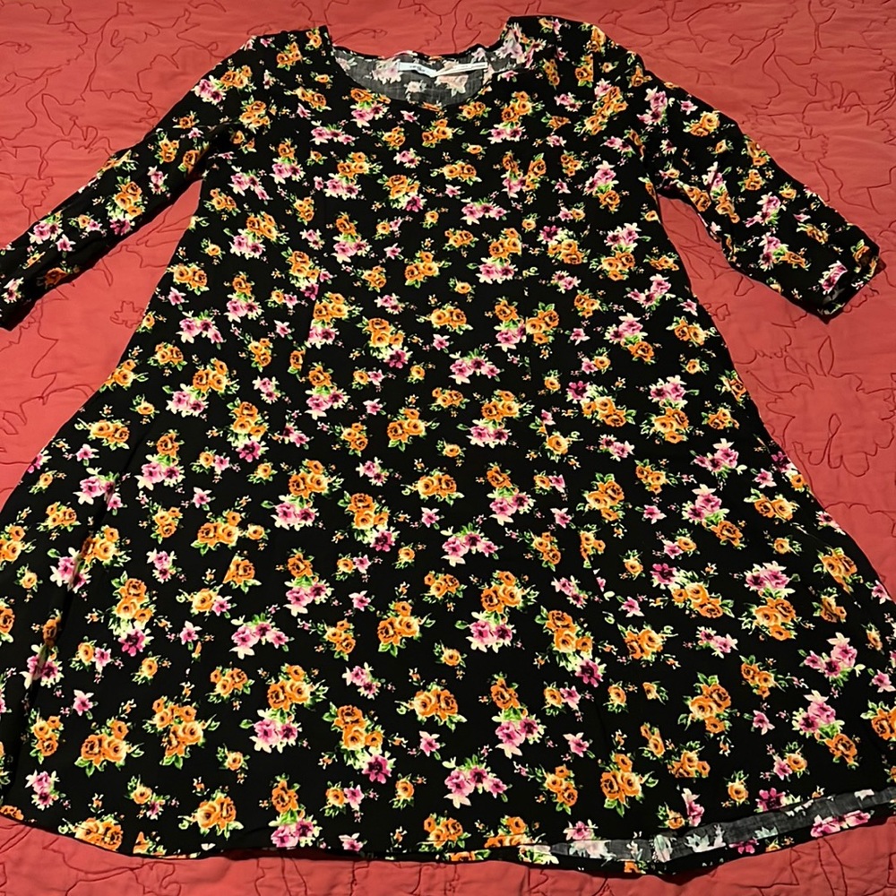 Kimchi Blue floral swing dress